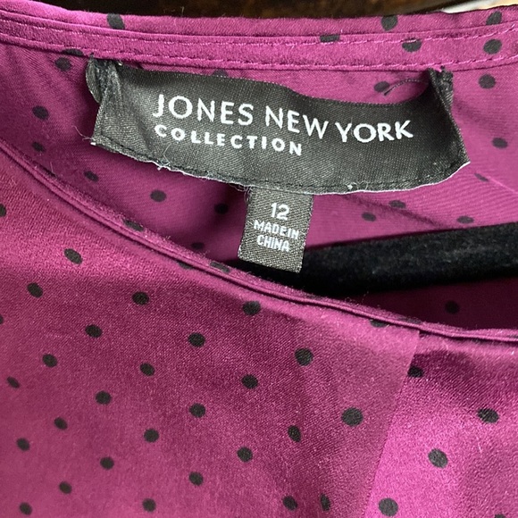 Jones New York Collection purple top - Picture 5 of 7